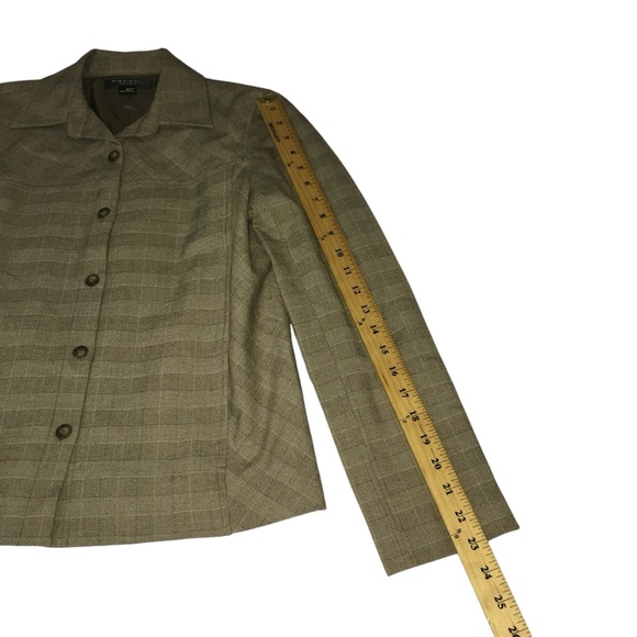 RAFAEL Sport Brown Plaid Jacket - Women’s Small - NWT - Picture 6 of 16